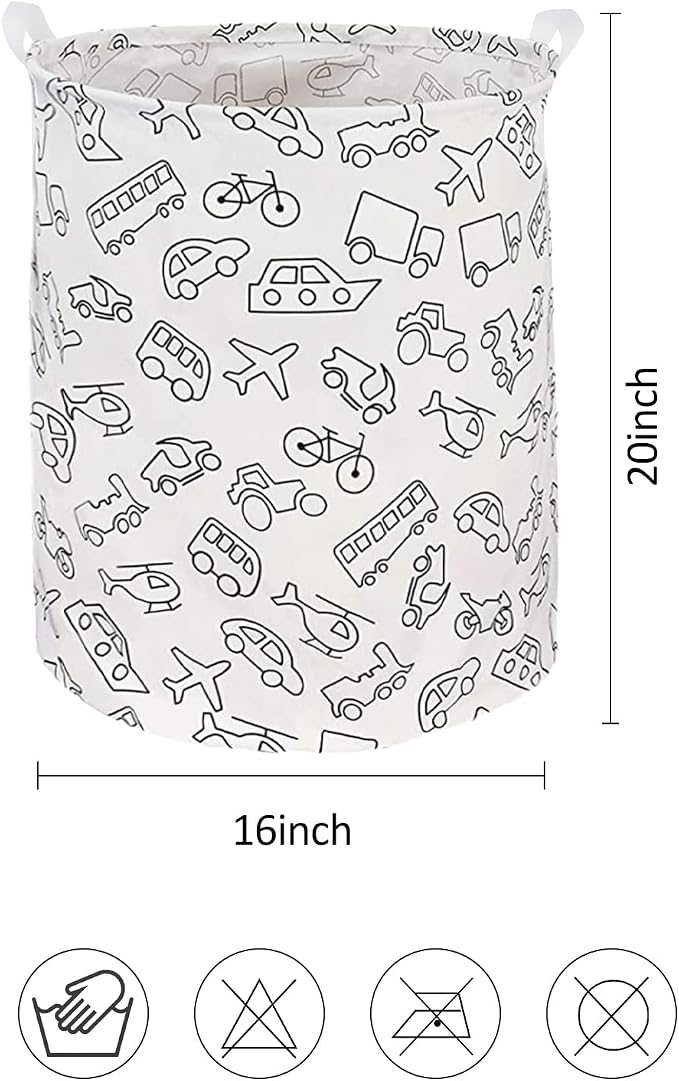 Collapsible Laundry Basket in Bedroom Waterproof Laundry Hamper in Bathroom - Image 2