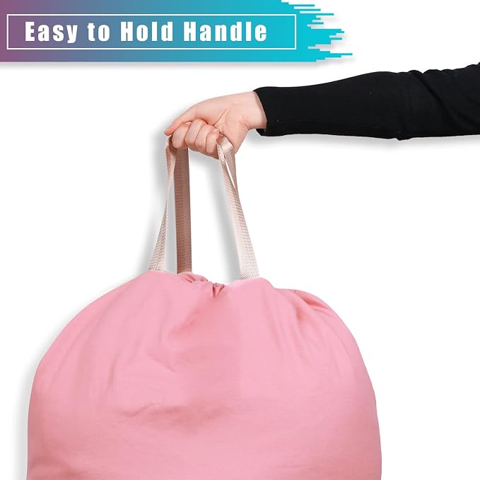 LOLOMLO Extra Large Canvas Laundry Bags - Image 3