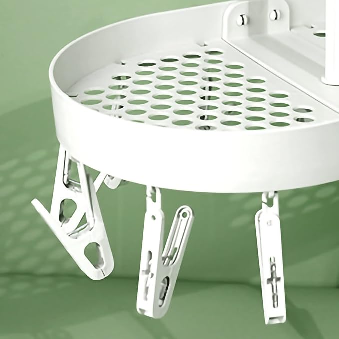 Pilipane Hanging Laundry Drip Hanger, Foldable Rotatable Clothe Drying Rack - Image 5