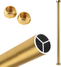 Closet Rod Champagne Gold Hanging Rod by Unknown