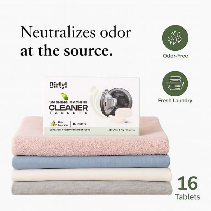 Washing Machine Cleaning Tablets, Lemon Scent – Deep Clean Descaler - Image 3