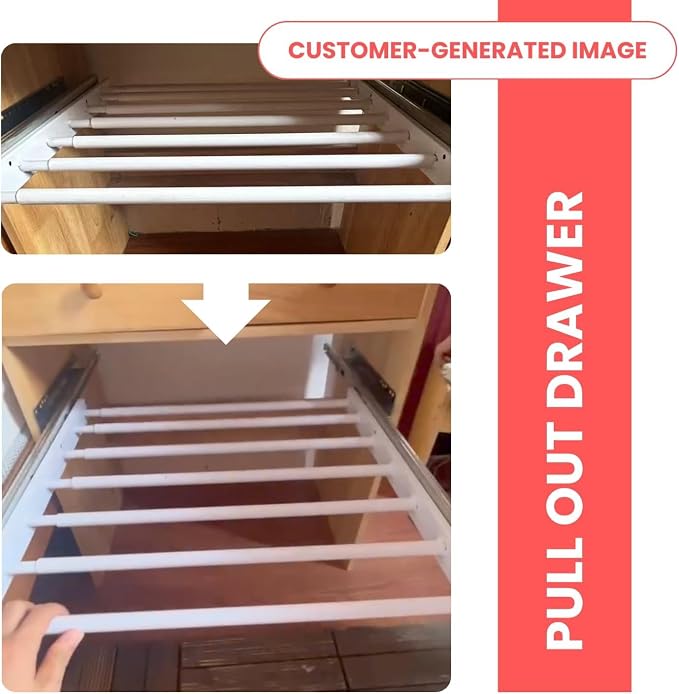 Space Saving Under Cabinet Drying Rack - Image 9