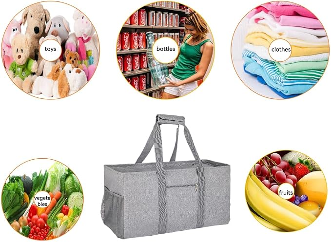 Extra Large Utility Tote Bag – Reusable Shopping Bag - Image 5