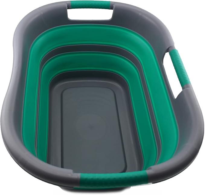 SAMMART 30L Collapsible Plastic Laundry Basket - Image 9