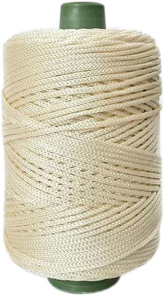 250G Hollow Braided Polypropylene Rope 3mm Colorful Polyester Yarn Handmade by Unknown