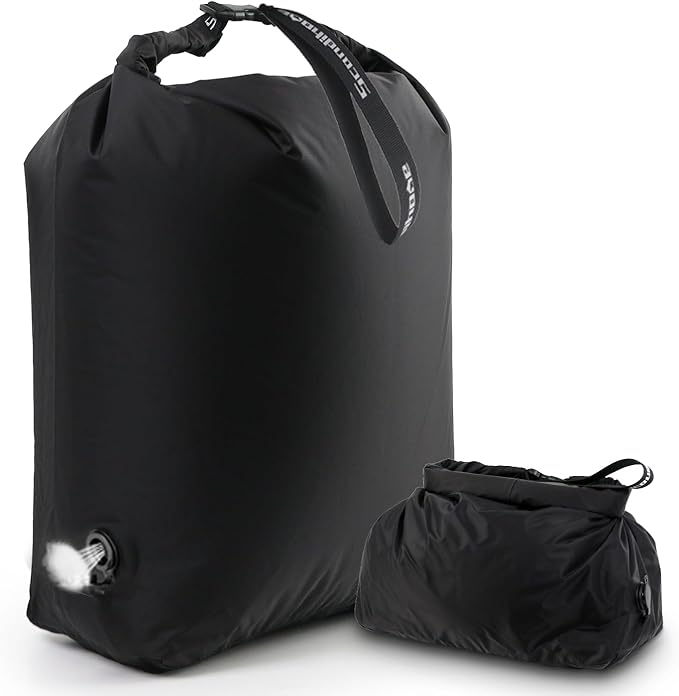 Travel Compression Laundry Bag, Pump-Free Vacuum Space Saver Bag by BBCREATFASHION