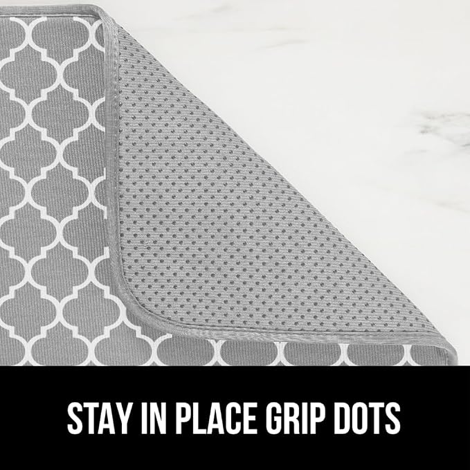 GORILLA GRIP Ultra Water Absorbent Microfiber Dish Drying Mat, Quick Dry Mesh - Image 4