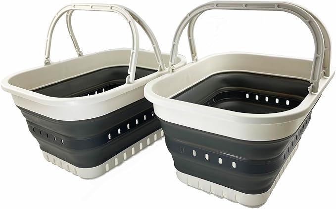 SAMMART Collapsible Tub with Handle 19L by SAMMART