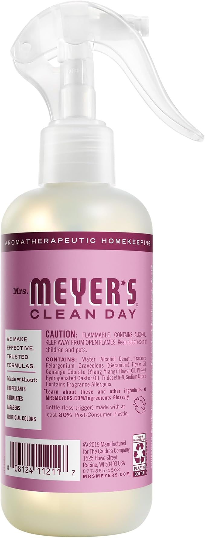 MRS. MEYER'S CLEAN DAY Room Spray, Peony Scent, 8 Fl Oz Bottle - Image 2