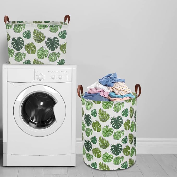 Rectangular Green Storage Basket, Waterproof Safari Nursery Box - Image 4