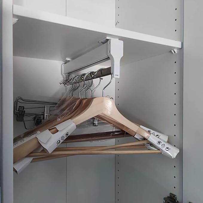 Closet Rod Garment Bar, Hanging Clothes Rods by Unknown