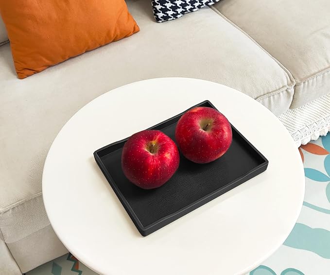 Small Black Mini Serving Tray for Serving Accessory, Perfume or Display Use. - Image 3