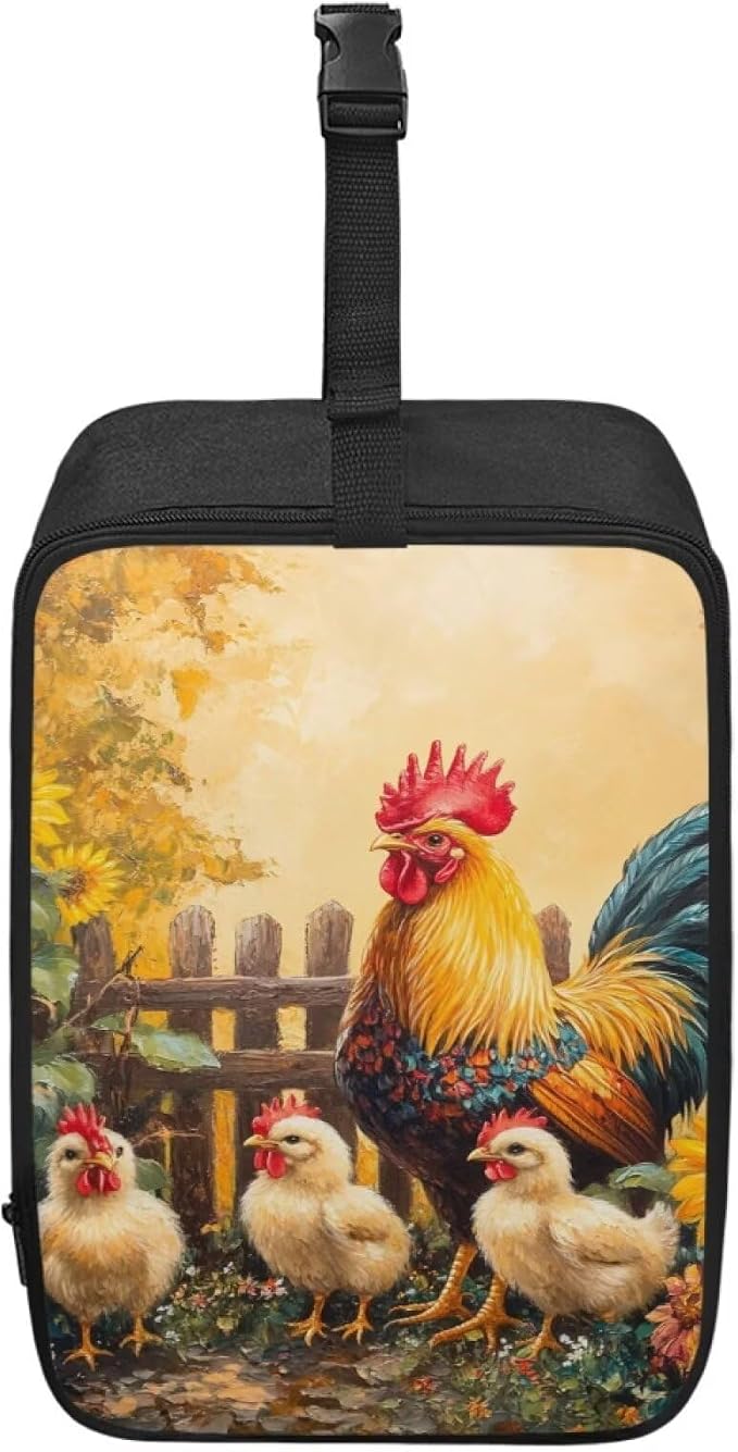 Rooster Portable Travel Carrying Bag by YUVAMAGIMO