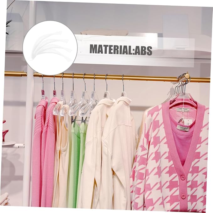 Ciieeo 50pcs Non-Slip Foam Hanger Covers Padded Suit Protector Strips Sponge - Image 6