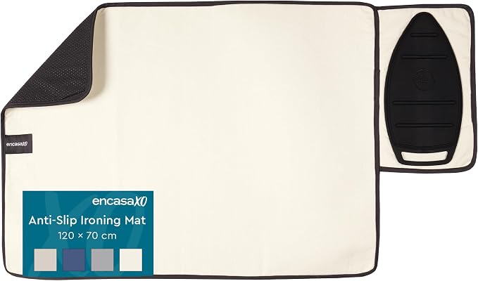 Encasa XO Ironing Mat/Pad with 3mm Padding, Anti-Skid Design & Silicone Iron by EncasaXO