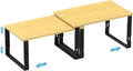 Expandable Kitchen Cabinet Organizer Shelves – Stackable Adjustable Metal and by Unknown