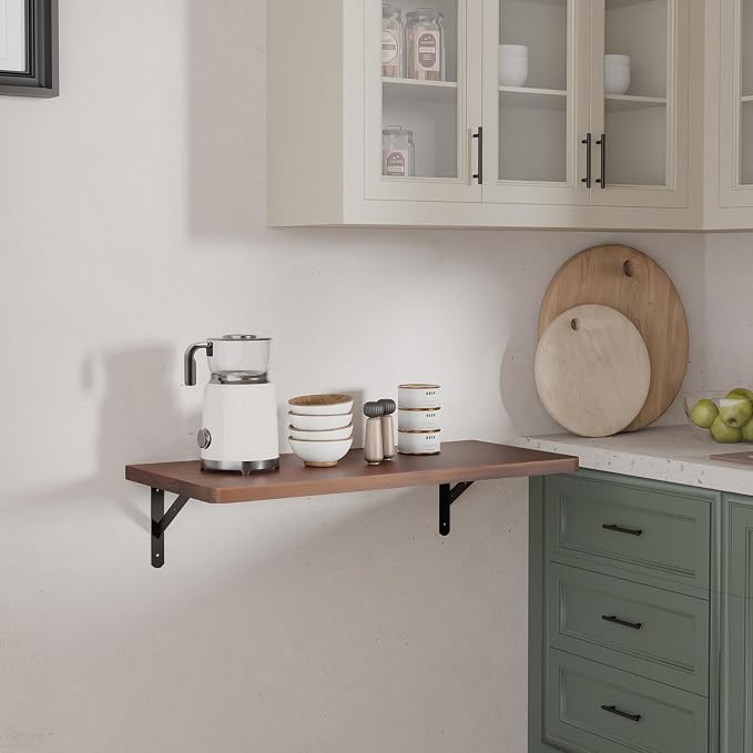 Floating Wall Desk for Home Office, Wall Mounted Table - Image 5