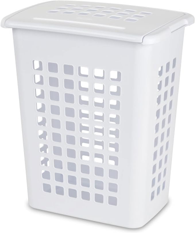 Sterilite Rectangular LiftTop Laundry Hamper by Sterilite