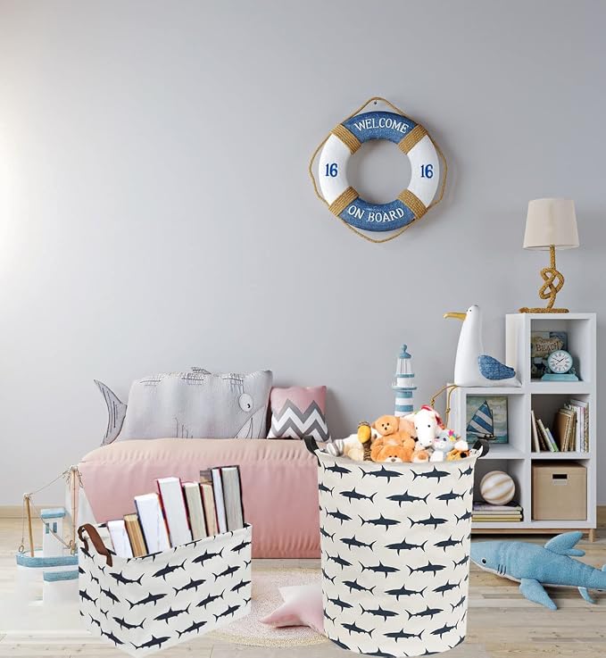 Rectangular Shark Basket, Kids Basket - Image 3