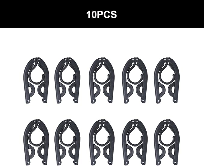 10Pcs Travel Hangers for Cruise Foldable Hangers - Image 8