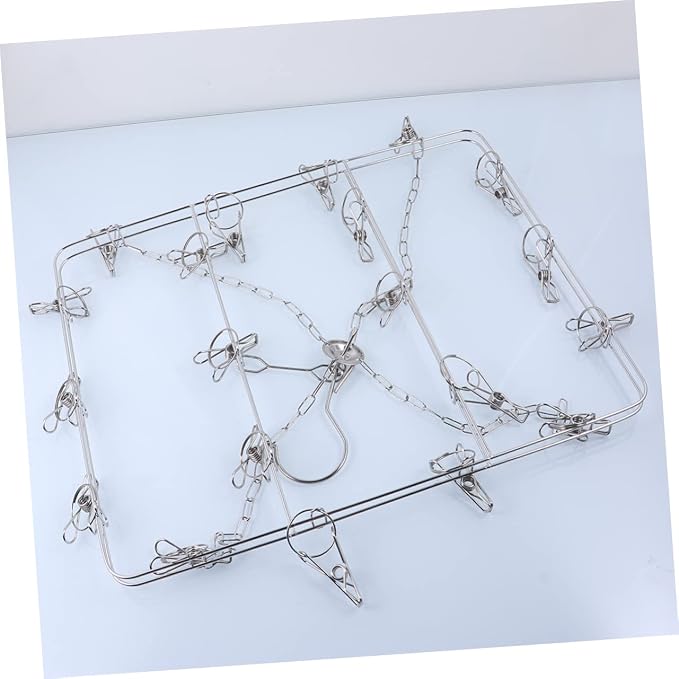 ABOOFAN Multifunctional Windproof Hook Rack Pegs Drying Hangers Space Saver - Image 3