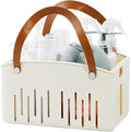 Portable Shower Caddy Basket for Bathroom, Plastic Foldable Storage Organizer by NINEWEEN