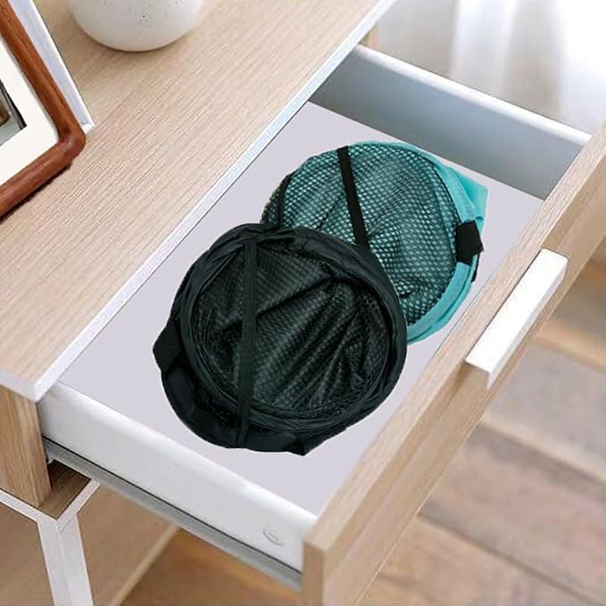 Mesh Pop Up Laundry Hampers, Collapsible Laundry Baskets Portable Clothes - Image 6