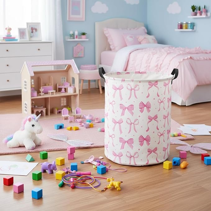 HIYAGON Baby Laundry Basket Baby Hamper - Image 2