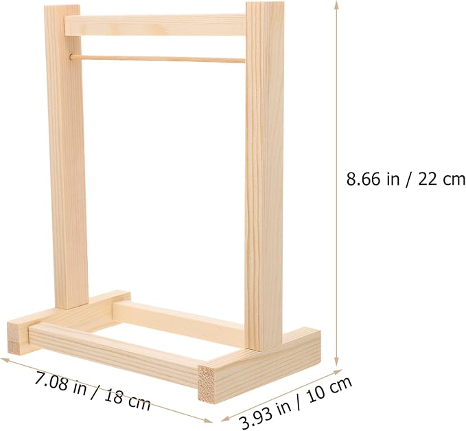 Tofficu Doll Clothes Organizer Rack - Image 2