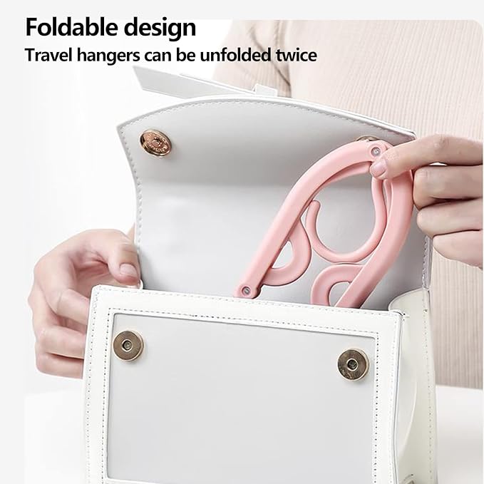 24 PCS Travel Hangers, Portable Folding Clothes Hangers - Image 7