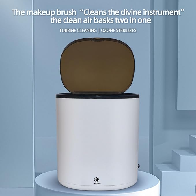 Electric Makeup Brush Cleaner Machine, Portable Compact Design - Image 9