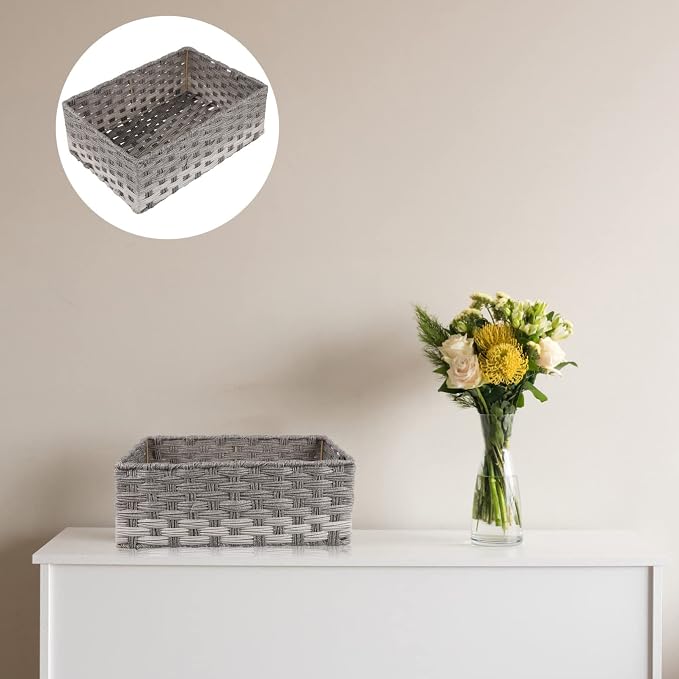 Cabilock Coffee Table Tray Plastic Sundries Storage Basket - Image 7