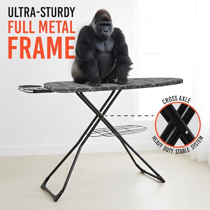 Xabitat Extra Wide Ironing Board 60" X 20" - Image 3
