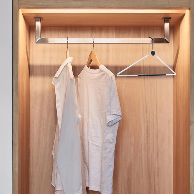 Portable Foldable Clothes Hanger Lightweight Travel Hanger Space Saving Folding - Image 4