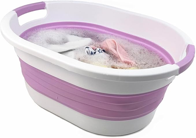 SAMMART 23L Collapsible Plastic Laundry Basket - Image 5