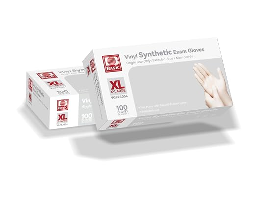 Basic Medical Clear Vinyl Exam Gloves - Image 7