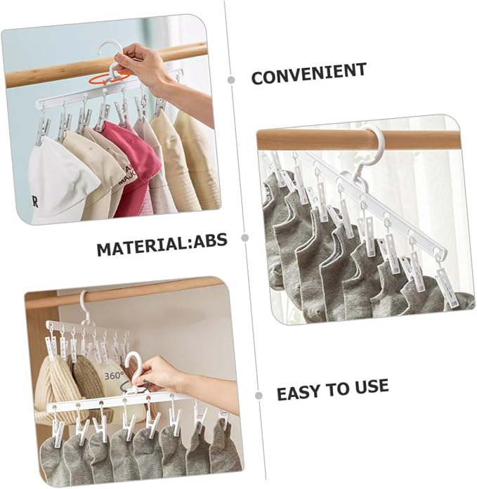 Vaguelly 360° Rotating Sock Drying Rack - Image 4