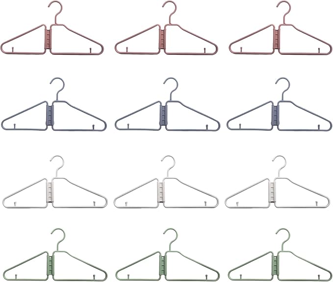 Foldable Coat Hanger, 12 Pack by STALKLENE