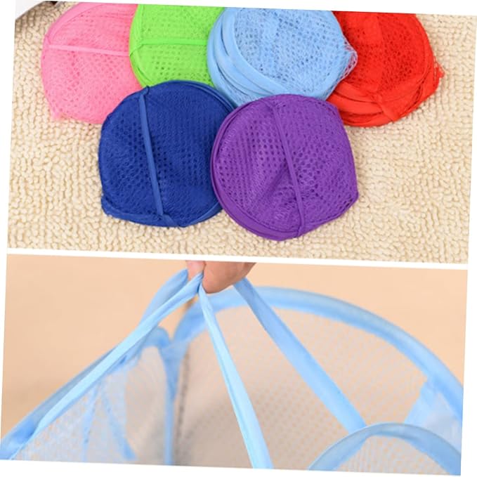 Pop-up Laundry Hamper Foldable Mesh Dirty Clothes Basket - Image 3
