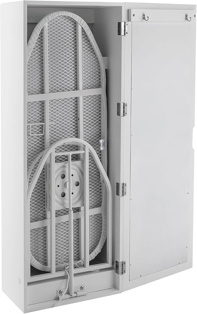 Ironing Board Cabinet, Wall Mount, 14.18*7.09*43.3inch, Modern Style, Swivel - Image 3