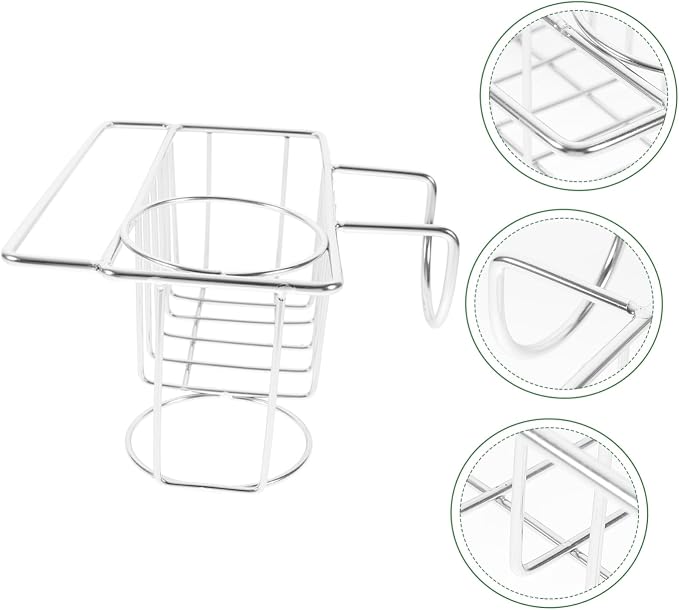Laundry Rack Kitchen Sponge Organizer Non-Slip Wall-Mounted Storage Rack Drain - Image 7
