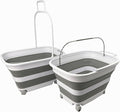 SAMMART 35L Collapsible Plastic Laundry Basket by SAMMART