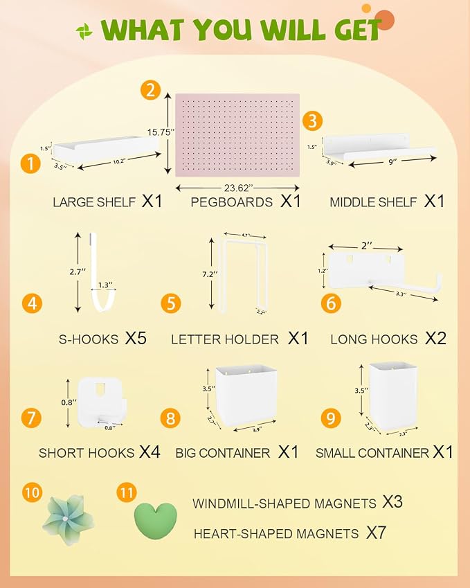 Metal Pegboard Kit — Carbon Steel Pegboards - Image 3