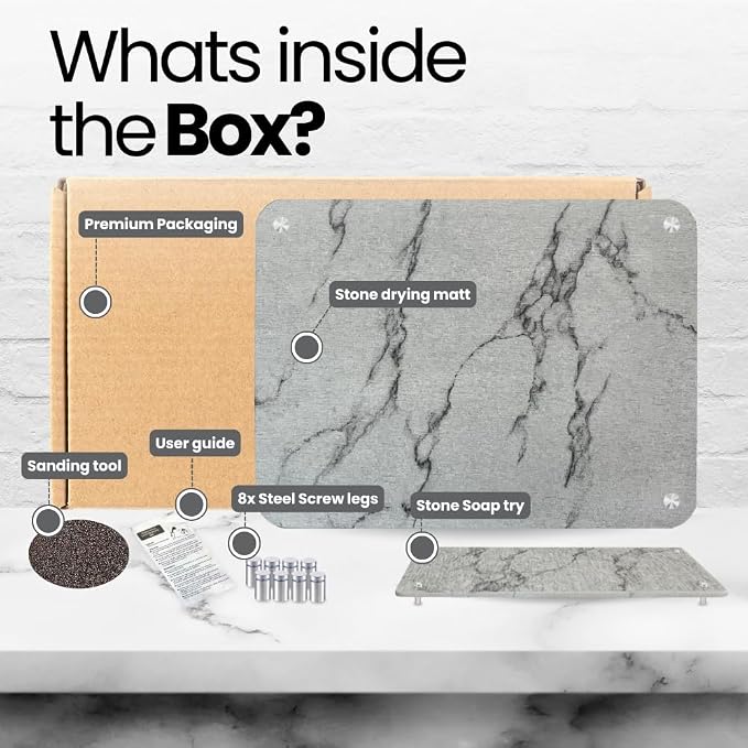 Stone Drying Mat for Kitchen Counter - Image 7