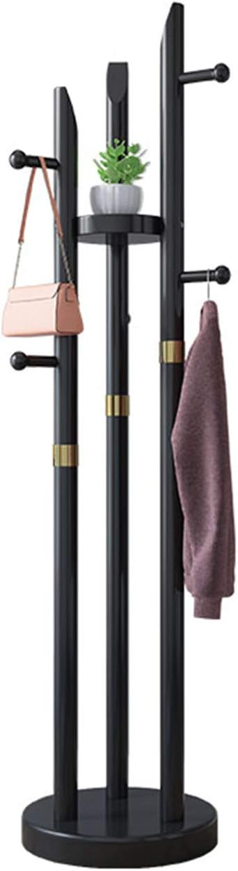 Mlaea Wood Coat Stand Rack, Floor-Standing Coat Rail by Unknown