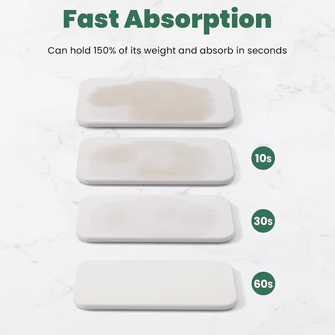 3PCS Water Absorbing Diatomaceous Earth Tray - Image 2