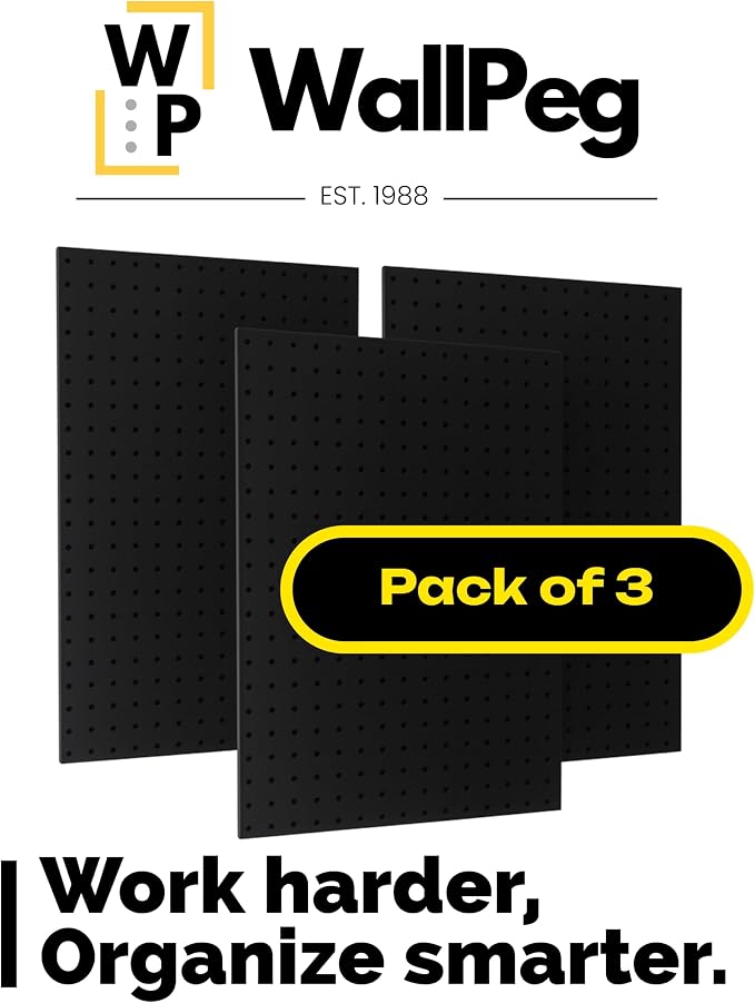WallPeg 24" x 48" Pegboard Wall Organizer - Image 2