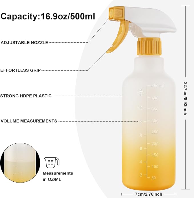Spray Bottles 16.9oz HDPE Spray Bottle - Image 4