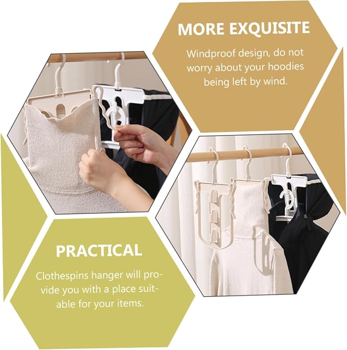 Rotatable Plastic Clothes Drying Rack - Image 3