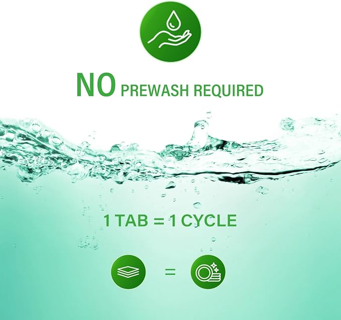 Dishwasher Detergent Tablets 100% Plastic-Free Pure Natural Plant-Based Solid - Image 8